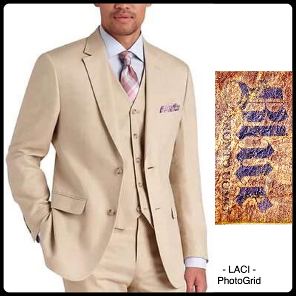 XXL 2XL Blue by Pronto Uomo Day Suit Jacket Blazer Big Tall 50R - Picture 4 of 16